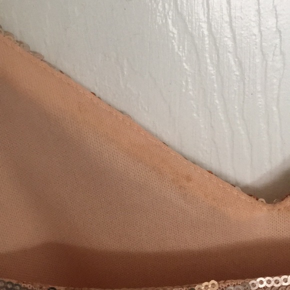 Rose Gold Sequin Dress - Picture 4 of 4